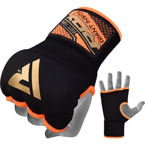 RDX 75CM GEL INNER GLOVES WITH WRIST STRAP/Org-4